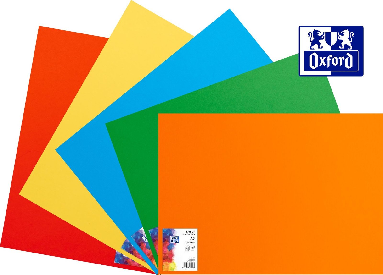 Oxford  A3 160g  (25), LILIOWY |