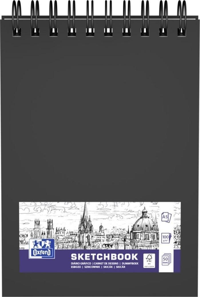 Oxford SKETCHBOOK po krótszym boku A5