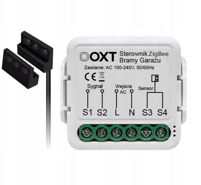 OXT z sensorem bramy u ZigBee