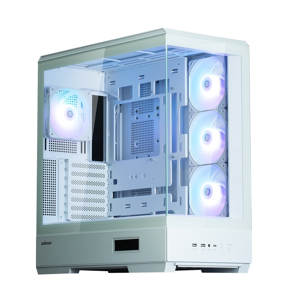Zalman P50 DS WHITE Mid-Tower 4x