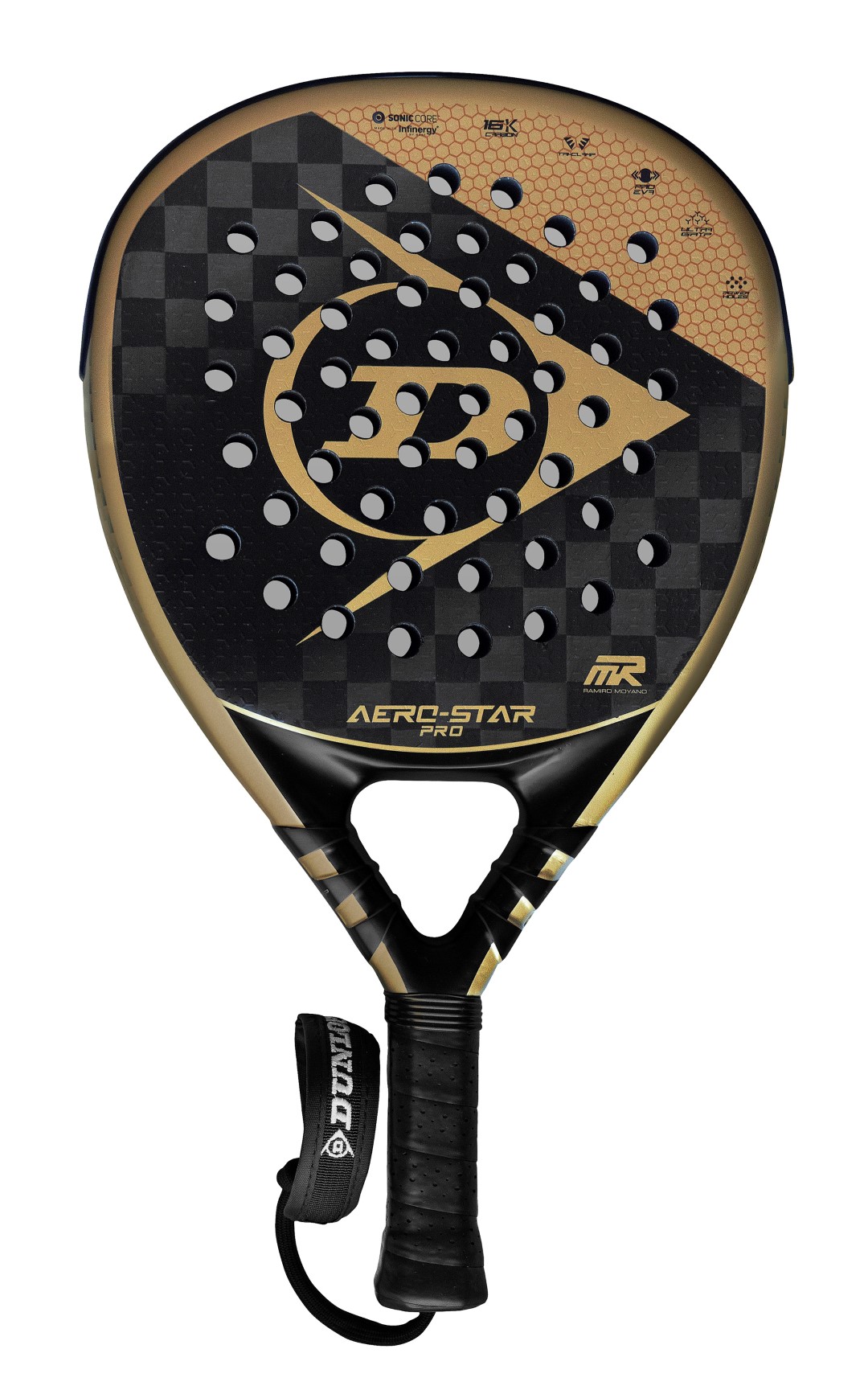Padel bat DUNLOP AEROSTAR PRO 16K