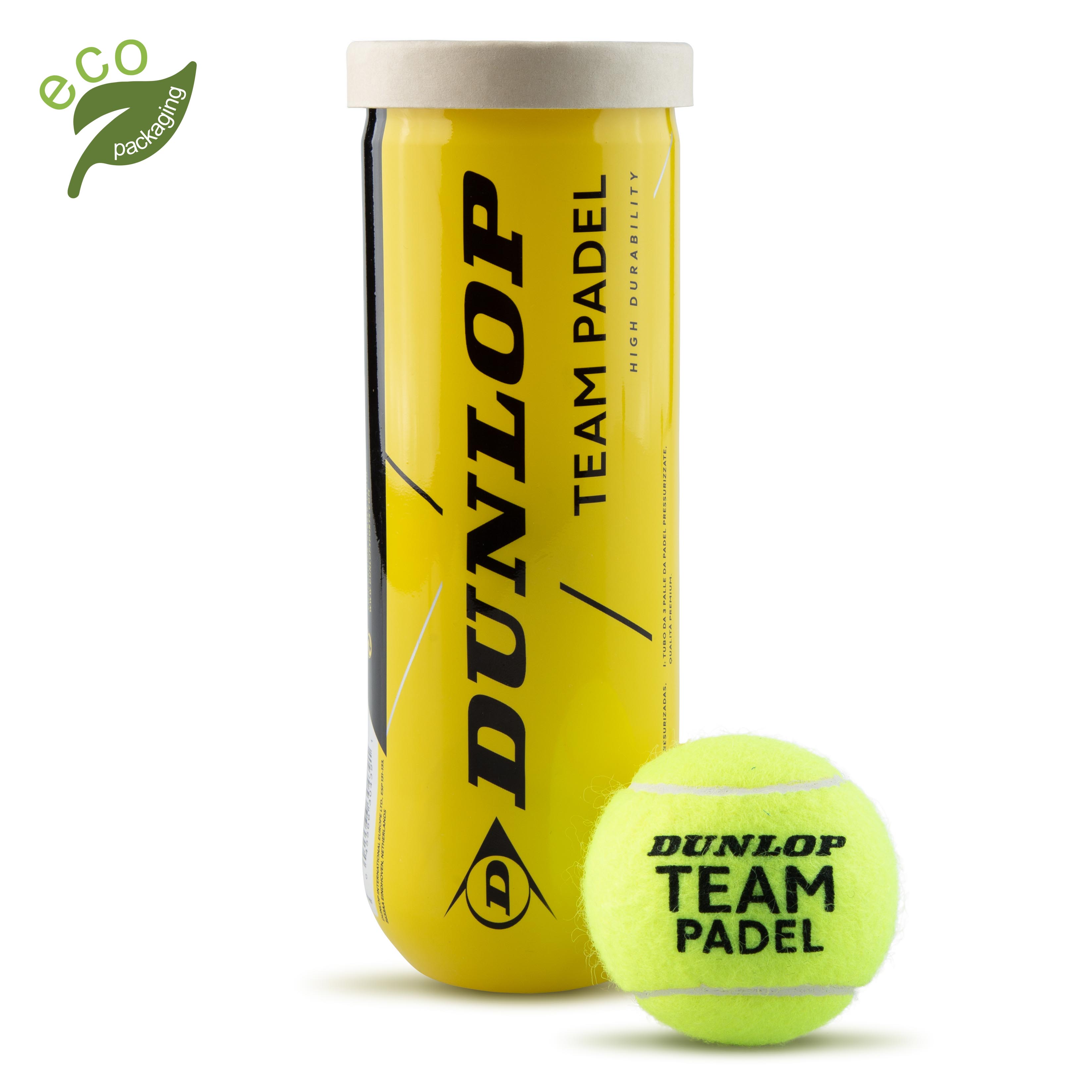 Padel tennis balls DUNLOP TEAM PADEL