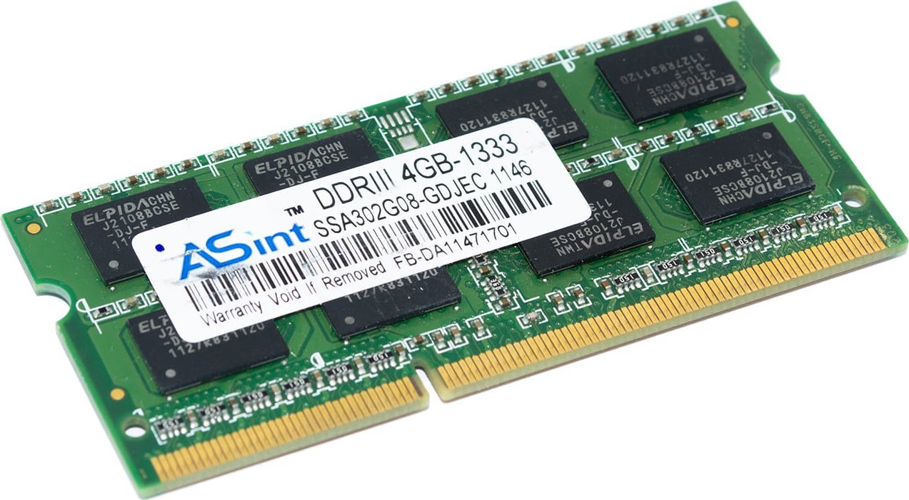 Pamięć do laptopa PAMIĘĆ RAM SODIMM