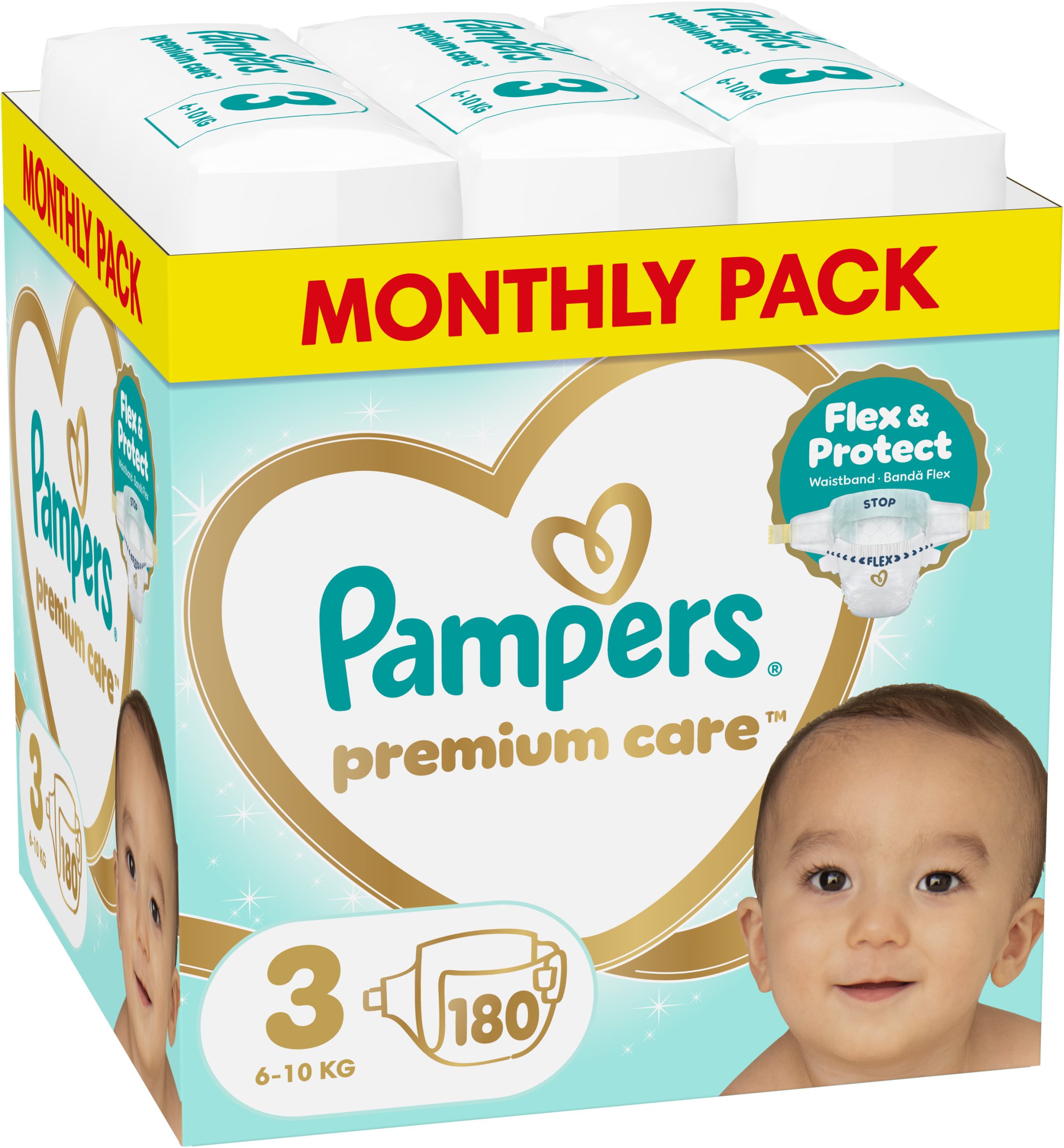 Pampers Pampersy Premium Care 3, 6-10
