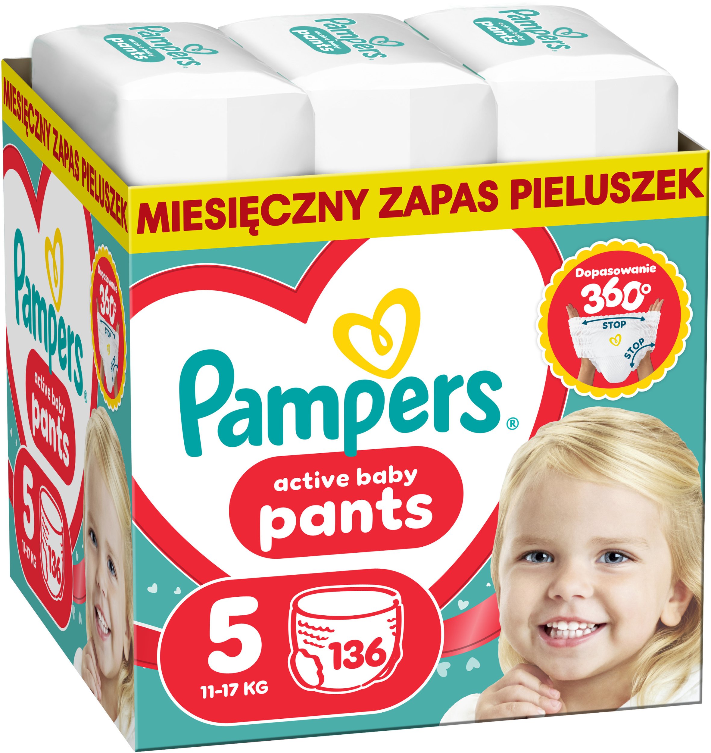 Pampers Pieluchomajtki Active Baby 5 11-17