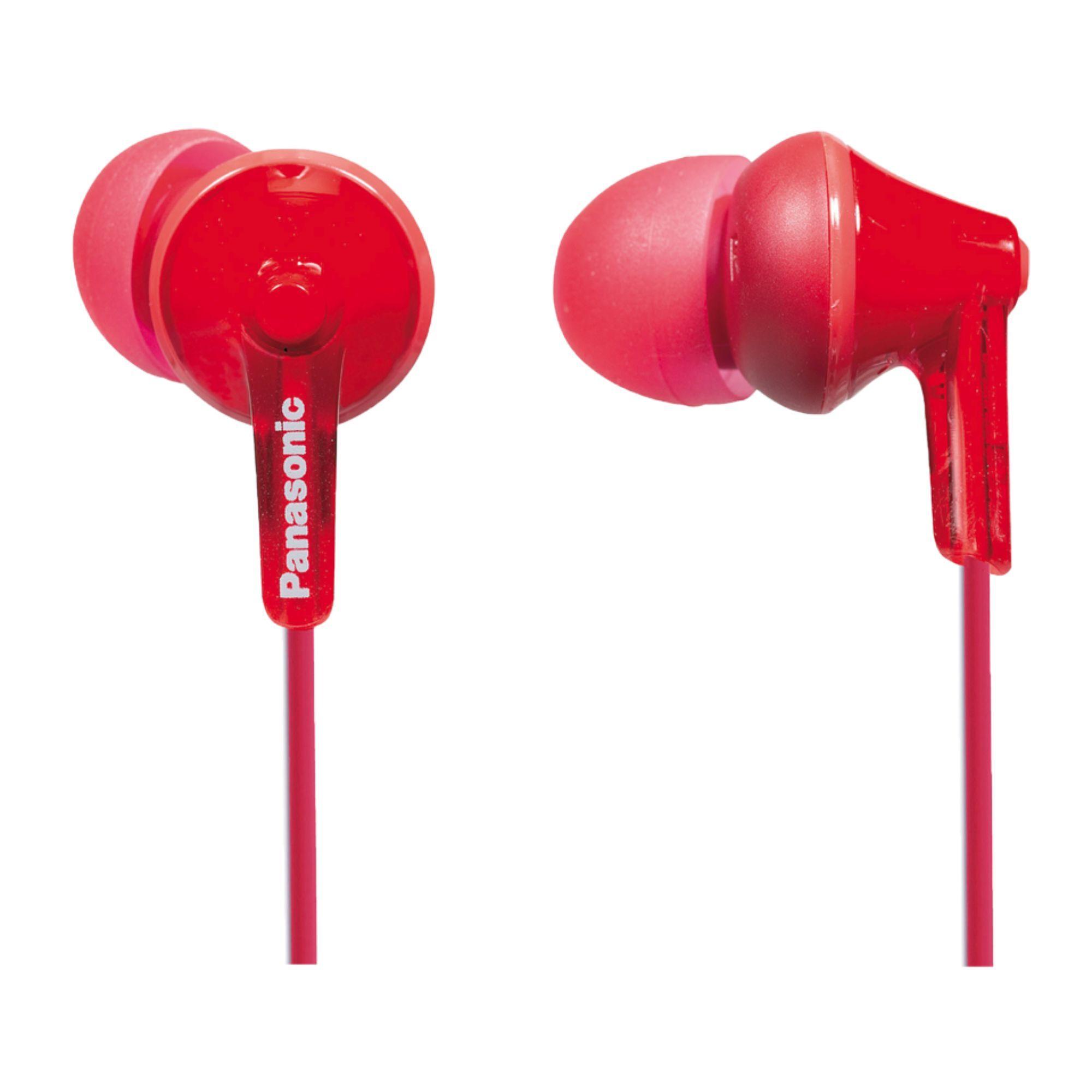 Panasonic ergonomiskas in-ear austiņas, sarkanas RP-HJE125E-R