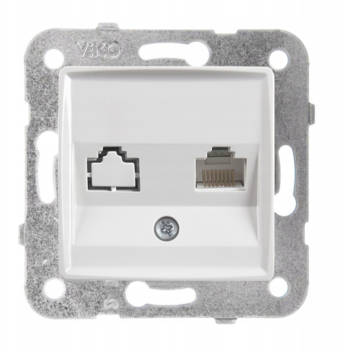 Panasonic  komputerowe 1xRJ45 kat.5e  połysk