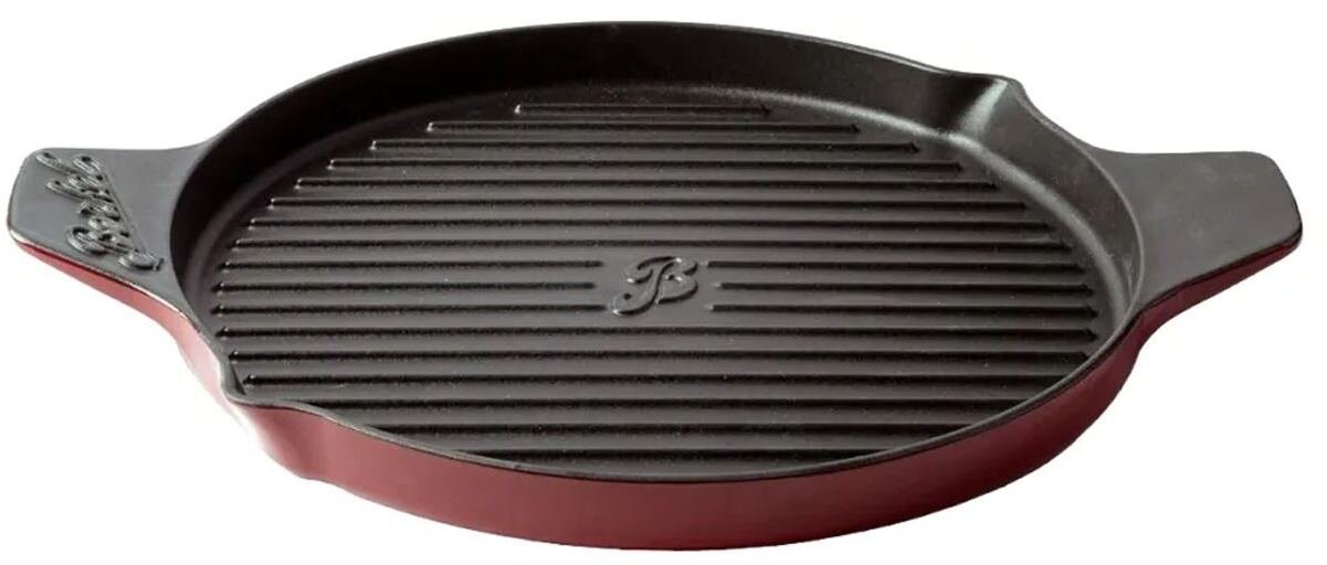 Berkel Grill Pan Cast Iron, red
