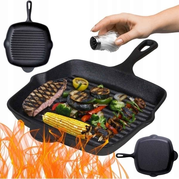 HAGE grillowa Żeliwna 26cm | PC295A