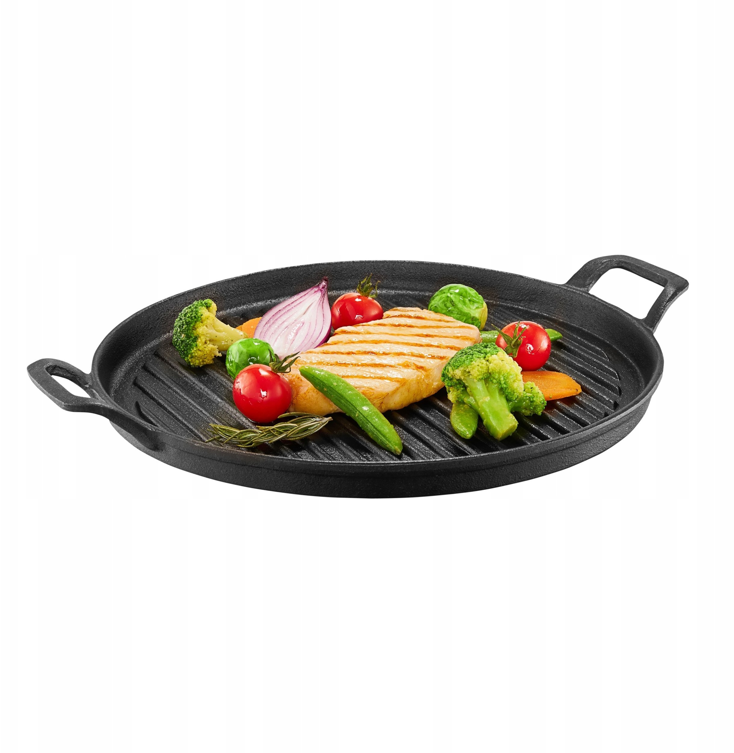 STAUB grillowa Żeliwna 30cm | DAJA-PA-061-73