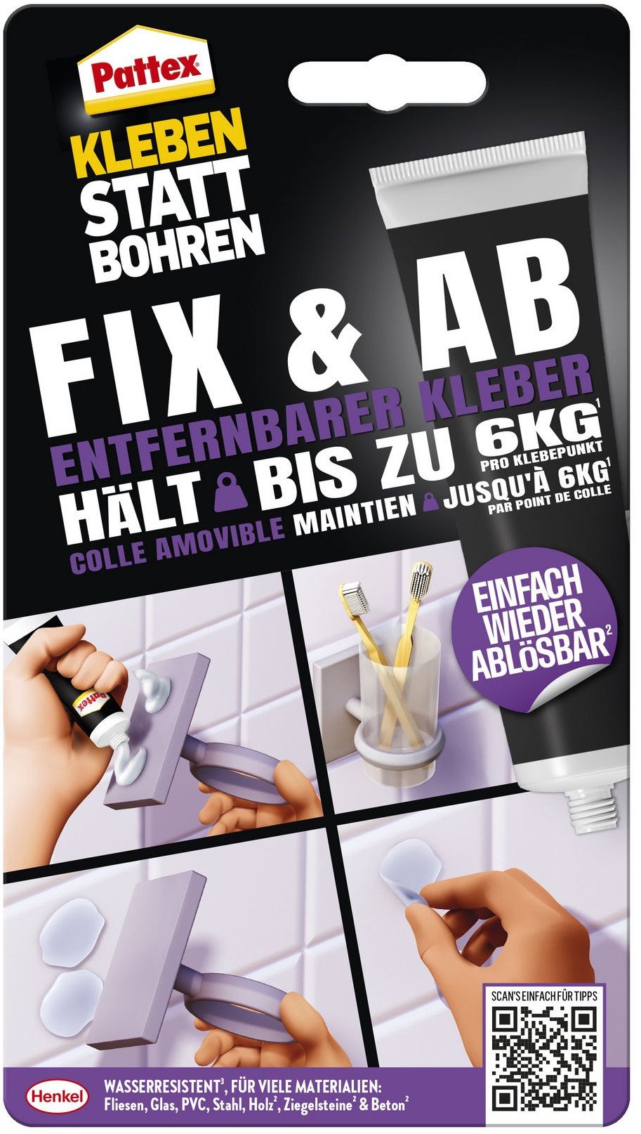 Pattex enie FIX&AB 44g Tube |