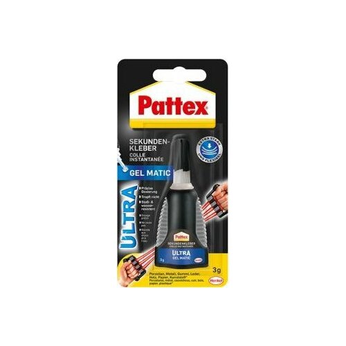 Pattex Sekundenkleber Ultra Gel, Matic, Tube