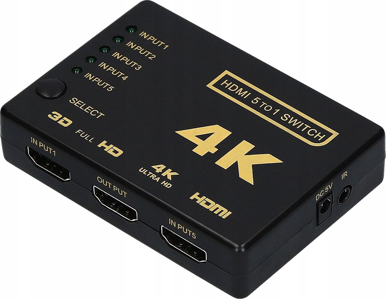 Pawonik SWITCH 5x HDMI PRZE ROZDZIELAULTRA