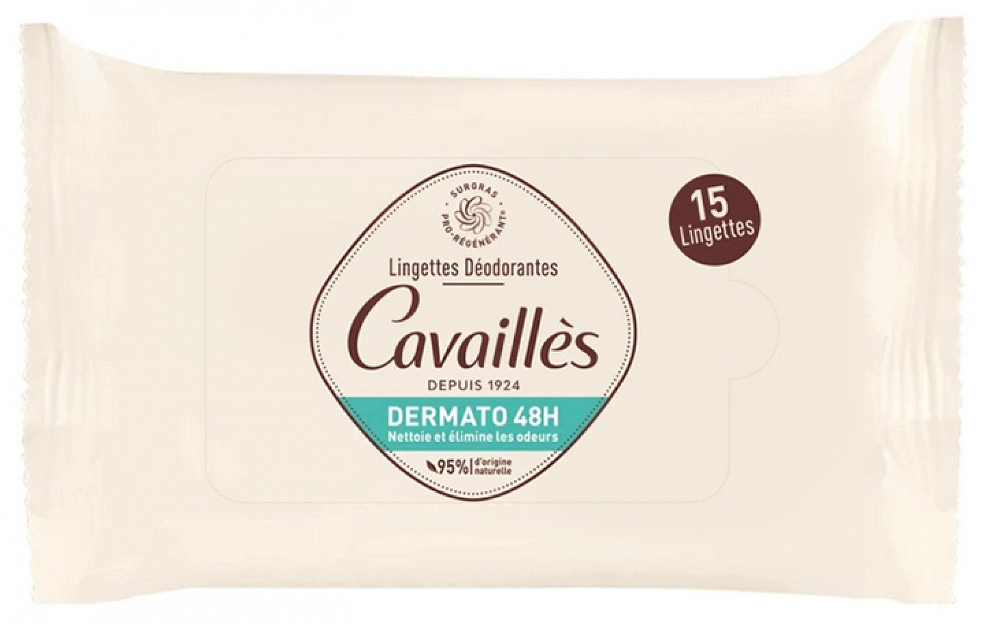 Payot Roge Cavailles, Deodorant Wipes, 48h