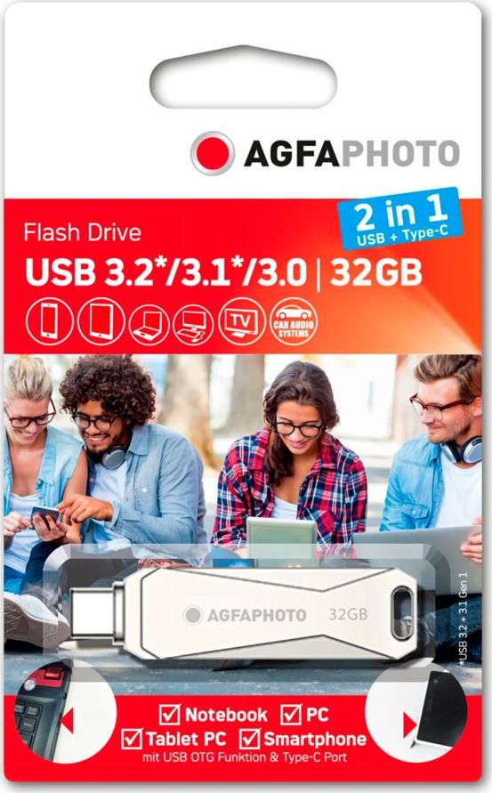 AgfaPhoto USB 3.0 2in1      32GB