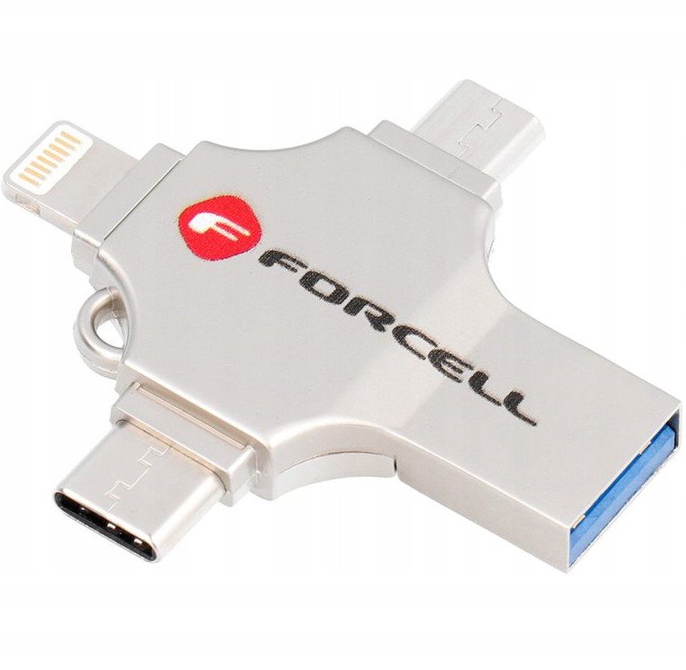 Pendrive ForCell F-Data Metal Quad, 64GB