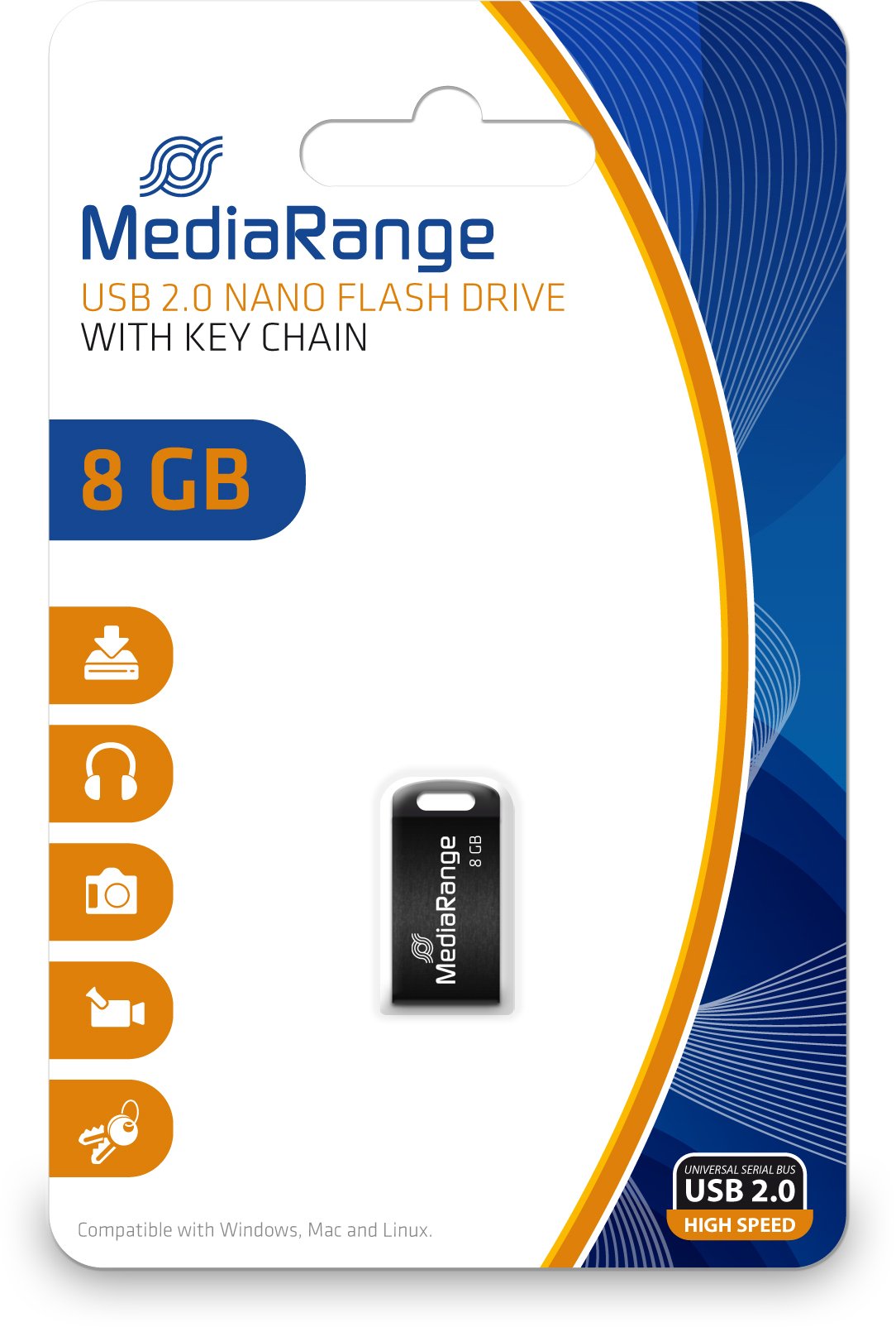Pendrive MediaRange MR920 8GB | MR920