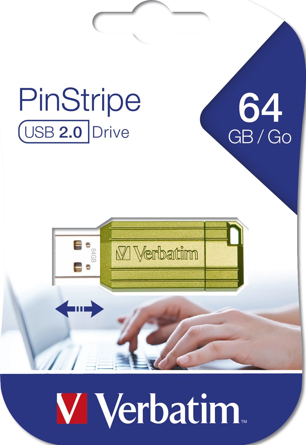 Pendrive Verbatim Store `n` Go PinStripe