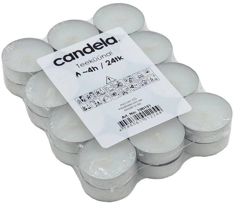 Candela Tējas Sveces 24gab | 24100151