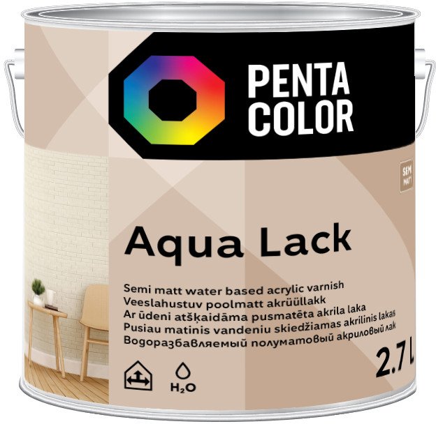 Pentacolor ACRYLIC VARNISH AQUA LACK SATIN