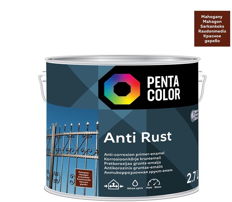 Pentacolor ANTICOR PAINT ANTI-RUST MAHOGANY 2