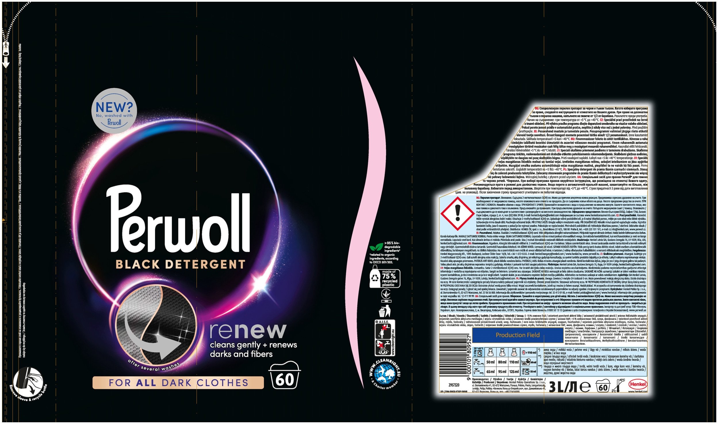 Perwoll Renew Black ch tkanin, 3
