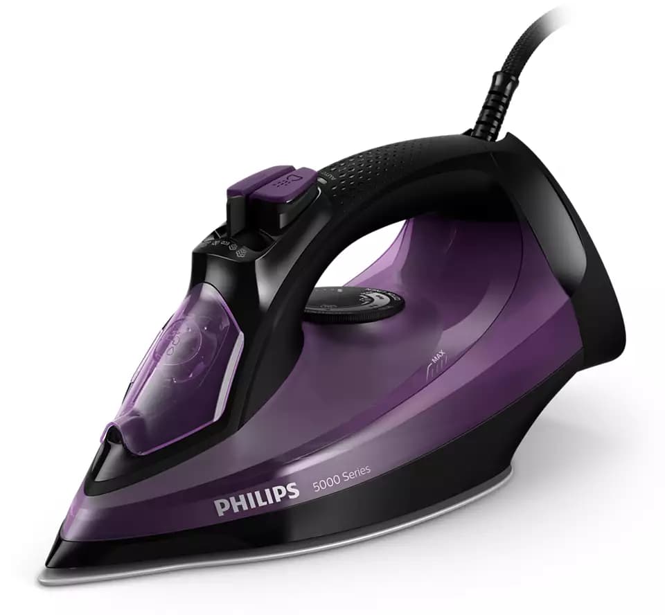 PHILIPS 5000 sērijas Tvaika gludek2400W (violets)