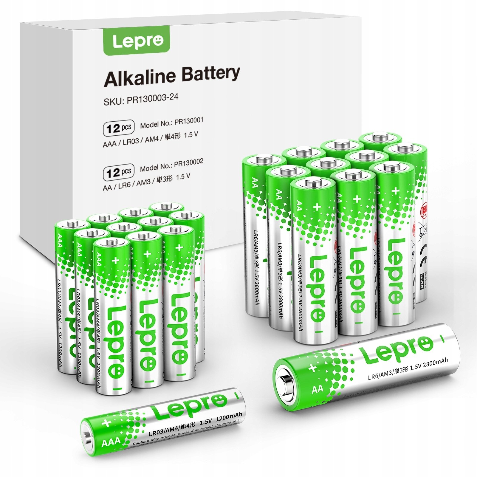 Philips alkaliczna LEPRO 130003-24 AA/AAA 24