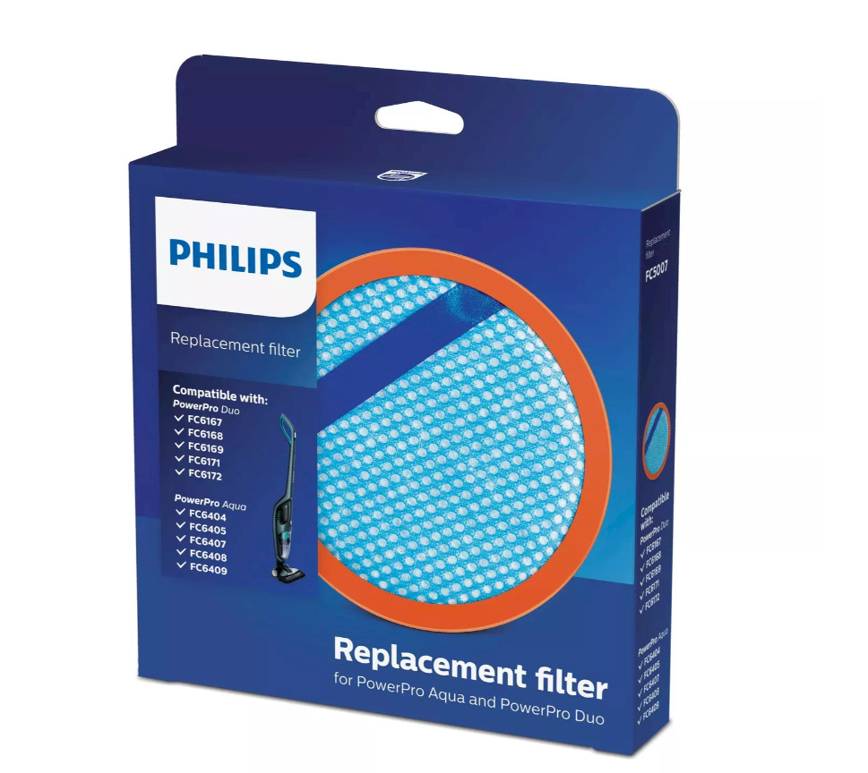 PHILIPS rezerves filtrs spieķveida putekļsūcejam FC5007/01