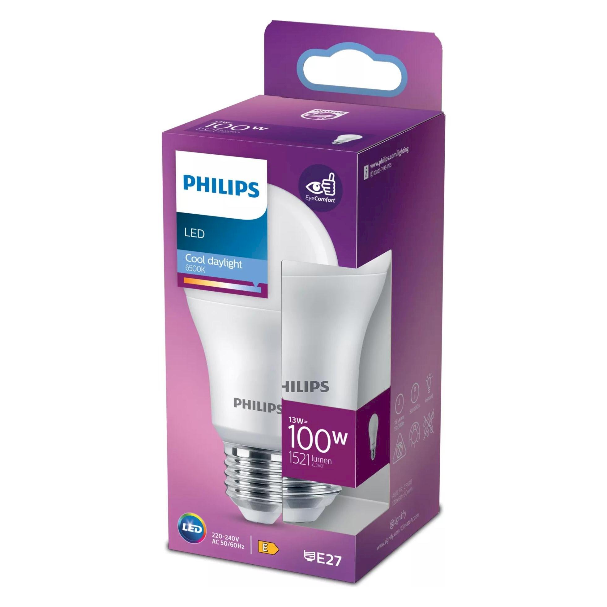 Philips LED spuldze 100W A60 E27