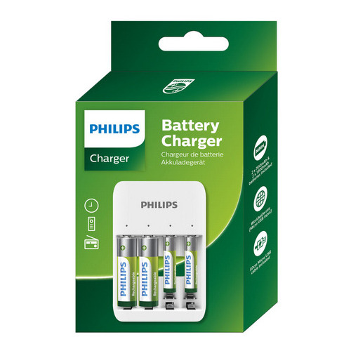 PHILIPS bateriju lādēšanas ierīce SCB4013NB/00 |