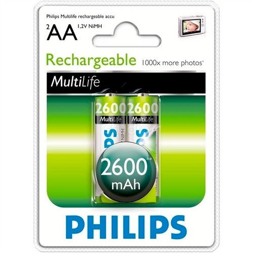 PHILIPS AA NiMH 2600mAh | Phil-R6B2A260/10