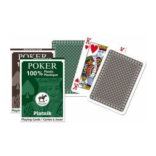 Piatnik  Pojedyncze Talie `Plastik Poker` |