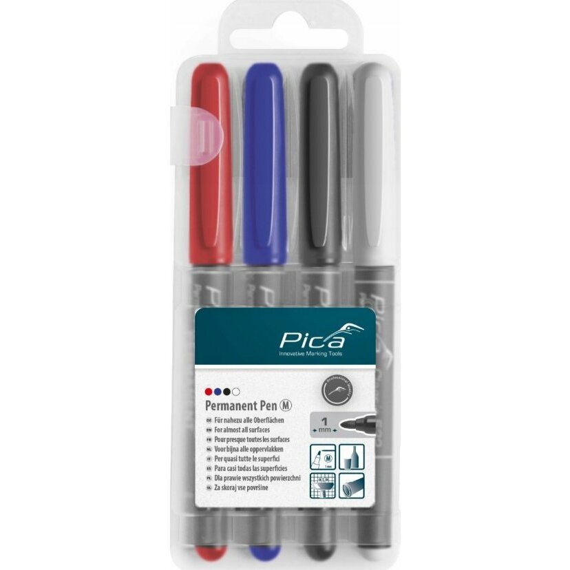 PICA  4 markerów permanentnych  : |