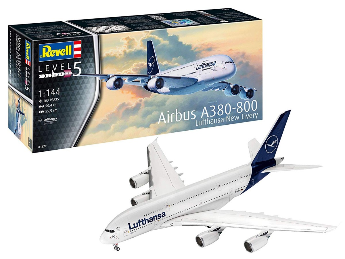 Revell Model  Airbus A380-800 Lufthansa New