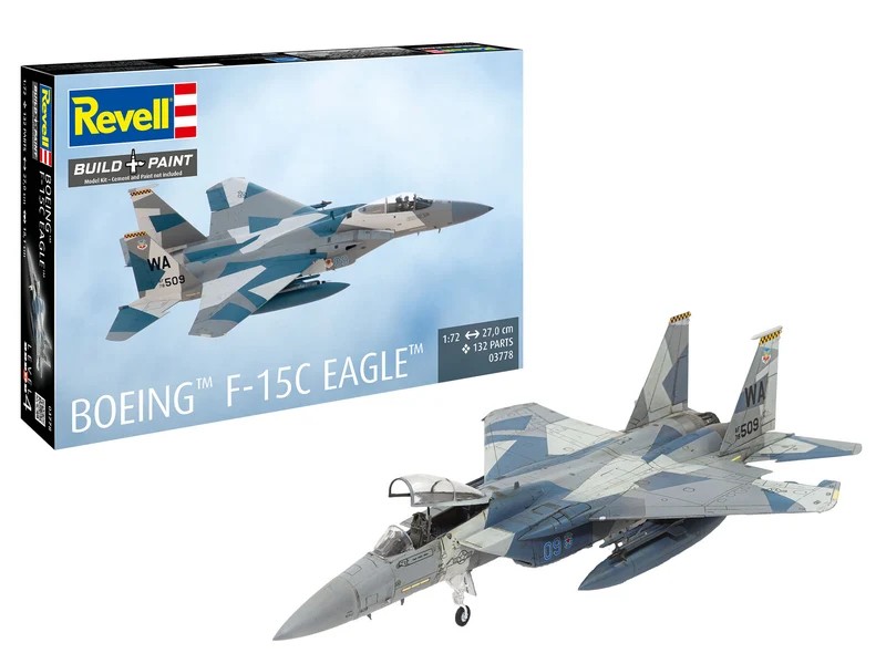 Revell Plastic model Boeing F-15C Eagle