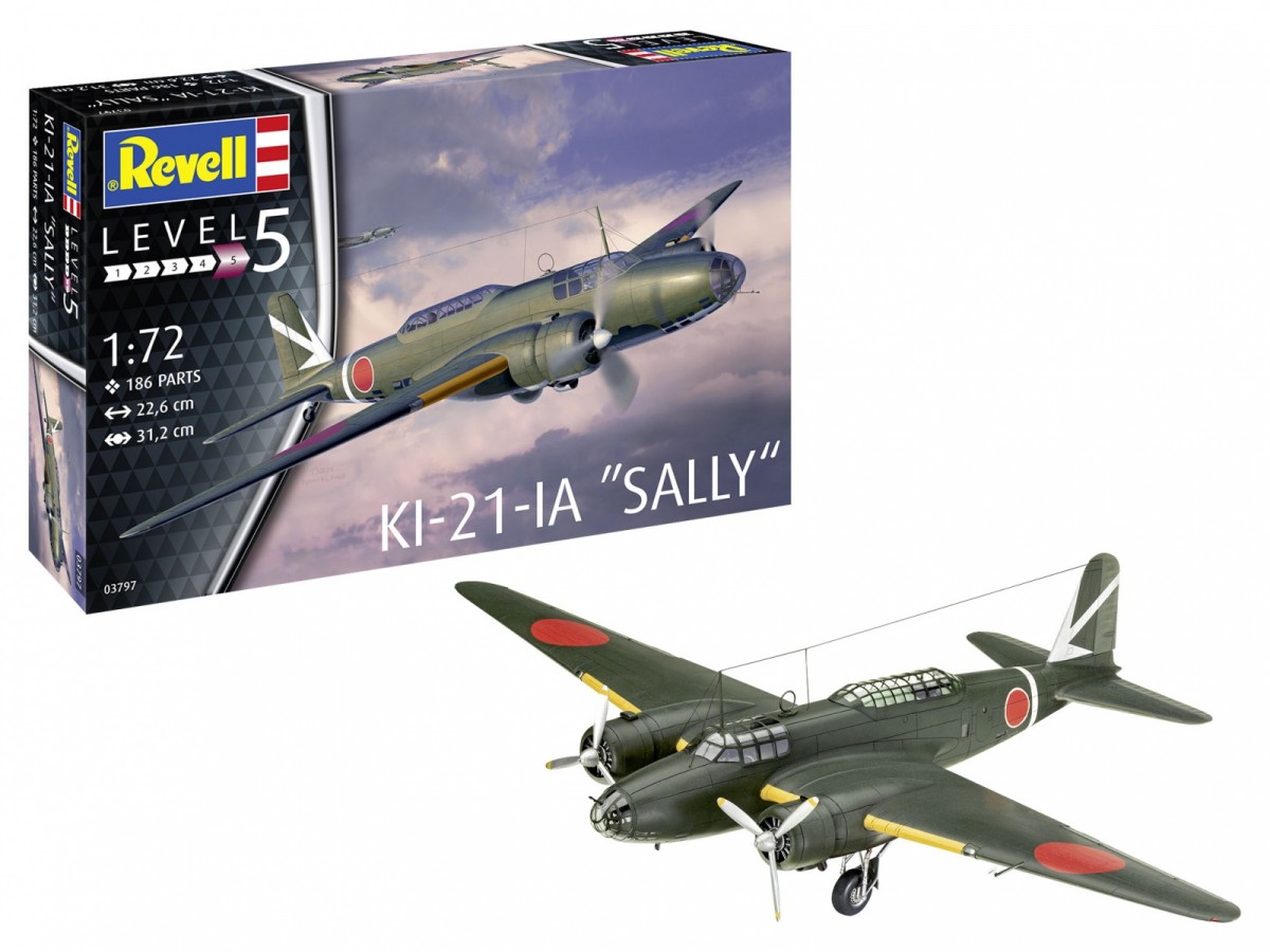 Revell Plastic model Ki-21-LA Sally 1/72