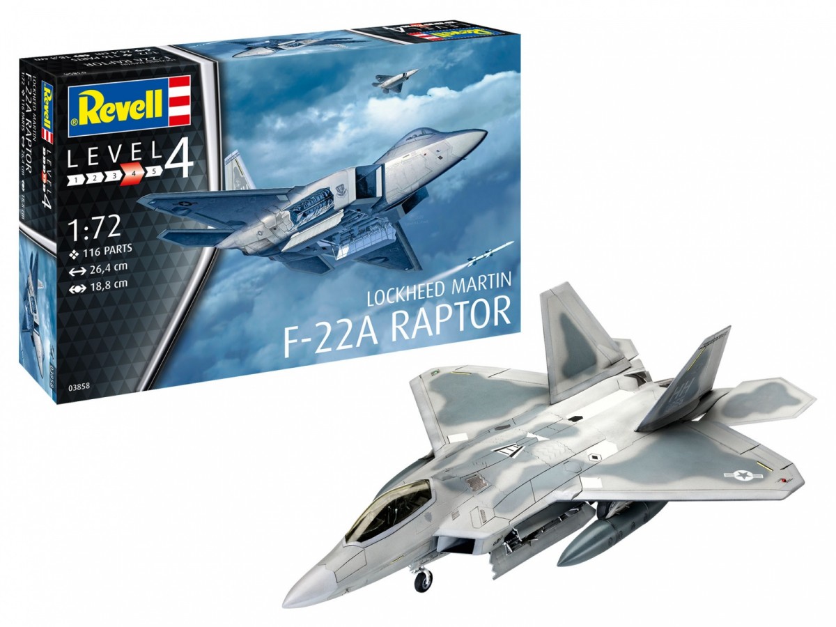 Revell Plastic model Lockheed Martin F-22A