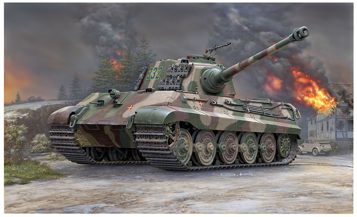 Revell Plastic model Tiger II Henschel