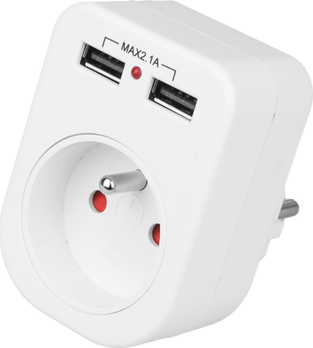 Plastrol  wtyczkowe z/u  2xUSB 2.1A