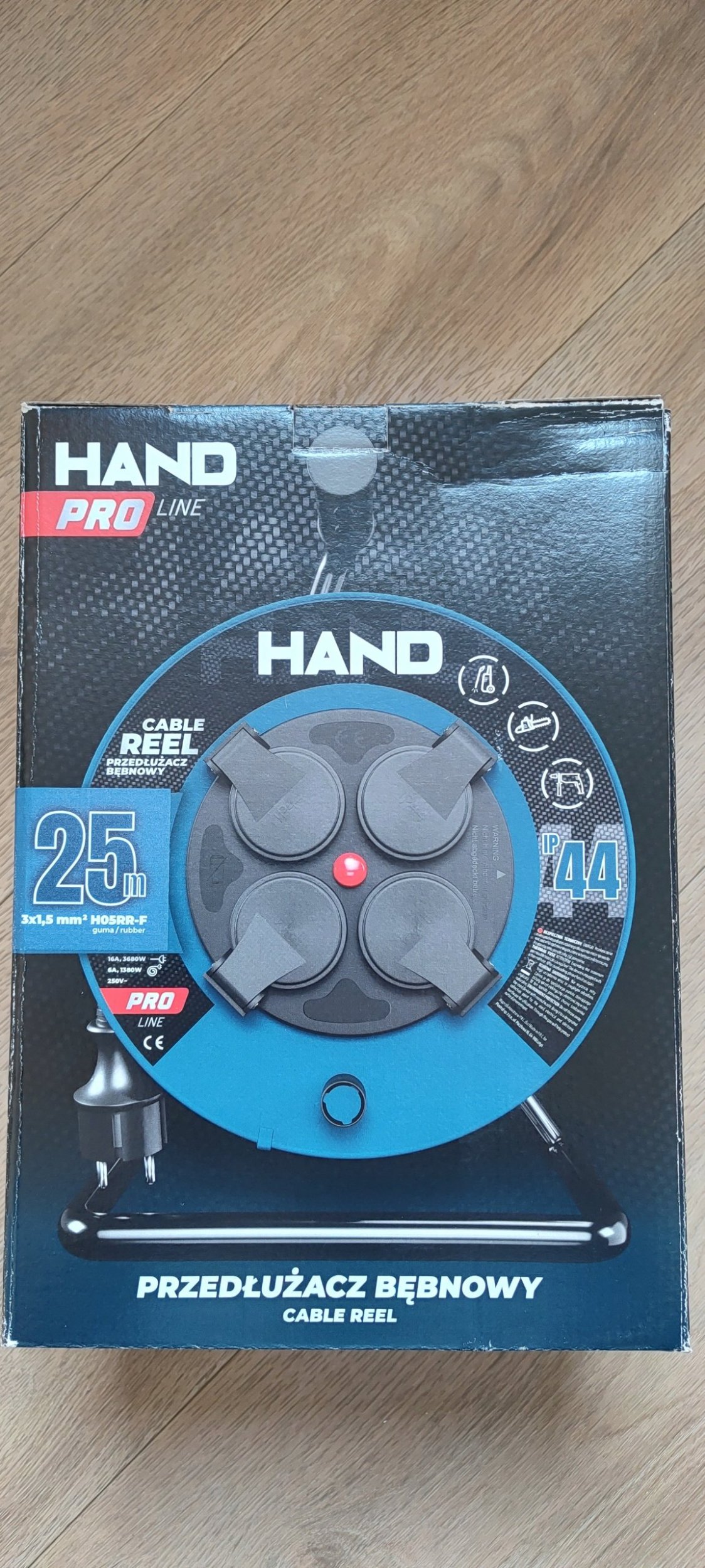Plastrol HAND 25m 3x1,5mm 16A