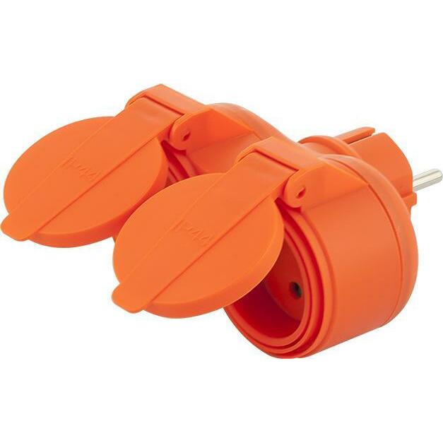 Plastrol Rozgałeźnik wtyczkowy 2-a z/u IP44