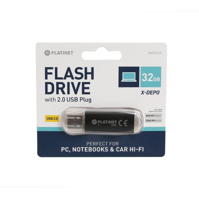 Pendrive Platinet X-Depo, 32 GB (PMFE32B)