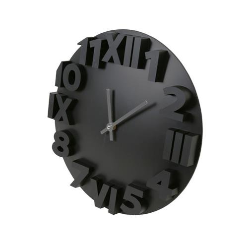 Platinet wall clock Modern, black (42985)