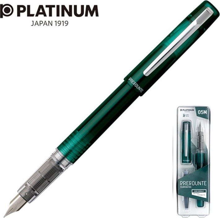 Platinum Pióro wieczne Prefounte Dark Emerald
