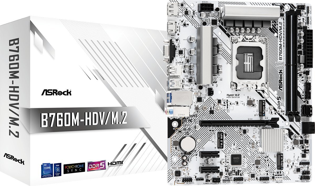 ASRock B760M-HDV/M.2 | 90-MXBL40-A0UAYZ |