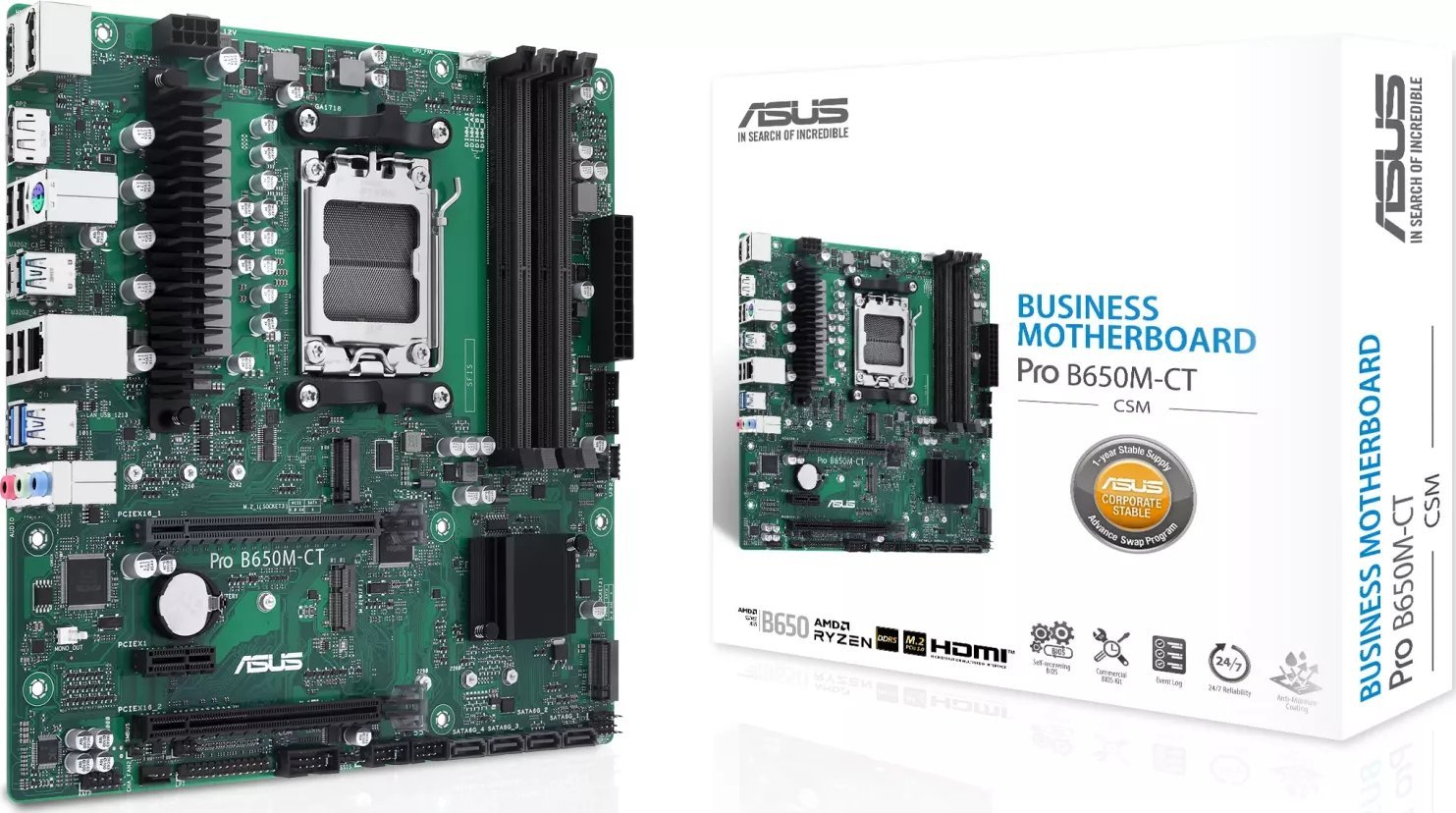 Asus PRO B650M-CT-CSM | 90MB1EC0-M0EAYC |