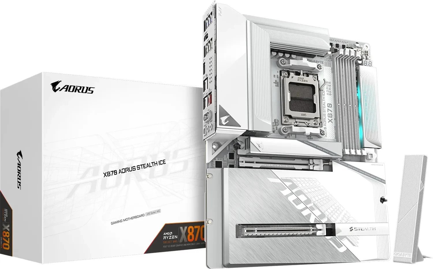 Gigabyte X870 AORUS STEALTH ICE |