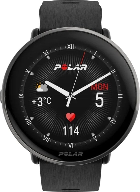 Polar Ignite 3 Titanium S-L, black