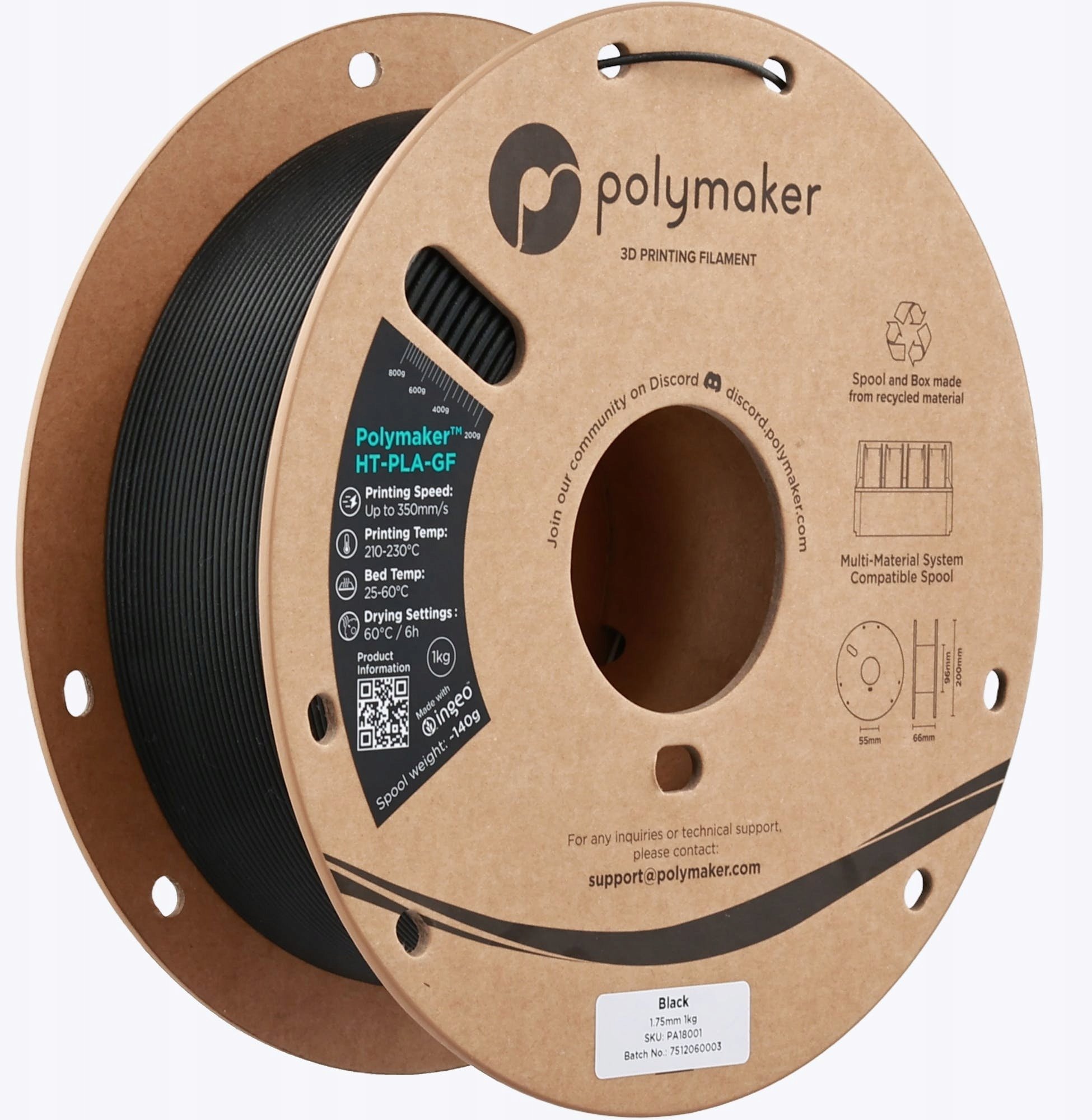 Polymaker HT-PLA-GF Filament – 1.75